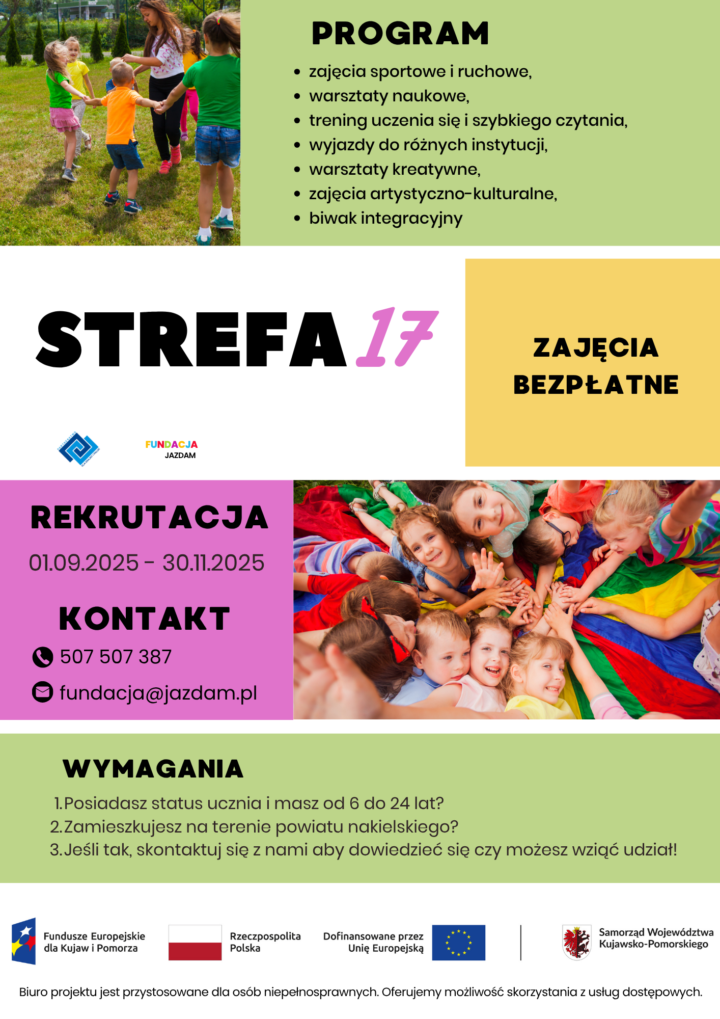 Rekrutacja do projektu pt. "Strefa 17" 